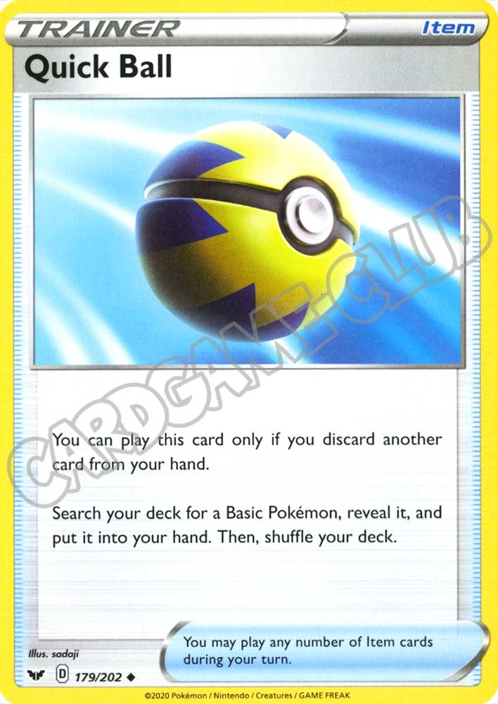 179 / 202 Quick Ball non comune normale (EN) -NEAR MINT-