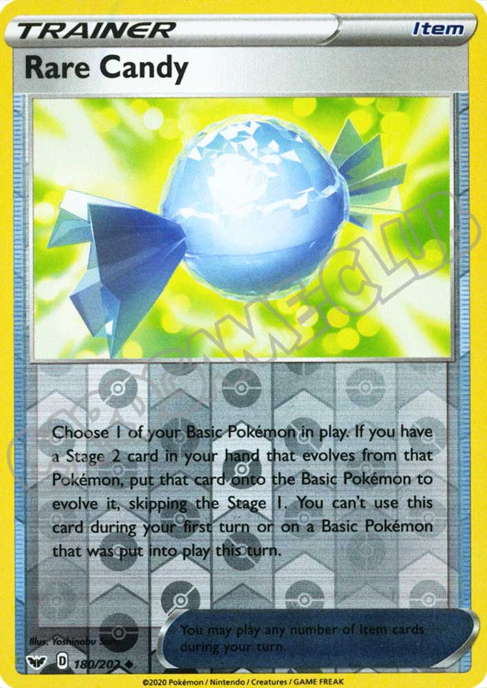 180 / 202 Rare Candy non comune foil reverse (EN) -NEAR MINT-