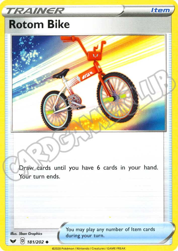 181 / 202 Rotom Bike non comune normale (EN) -NEAR MINT-