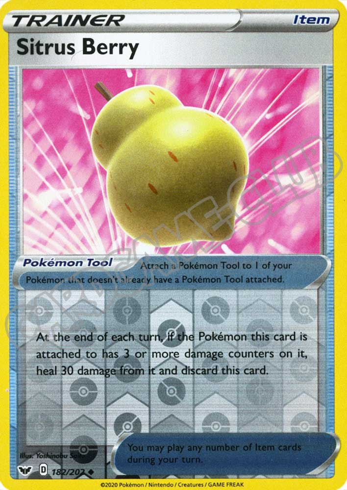 182 / 202 Sitrus Berry non comune foil reverse (EN) -NEAR MINT-