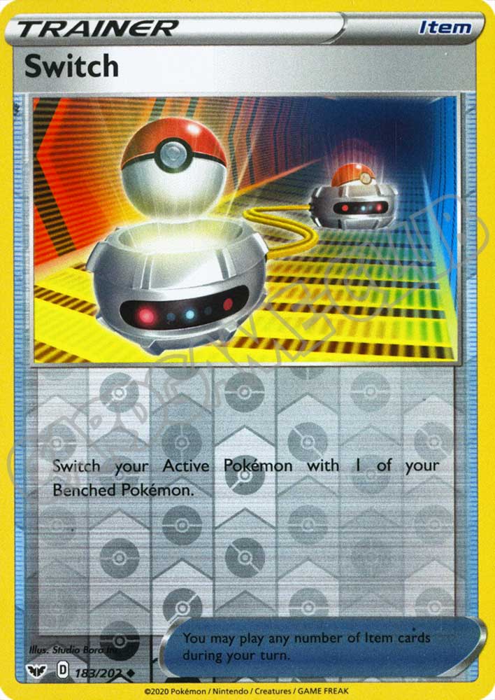 183 / 202 Switch non comune foil reverse (EN) -NEAR MINT-