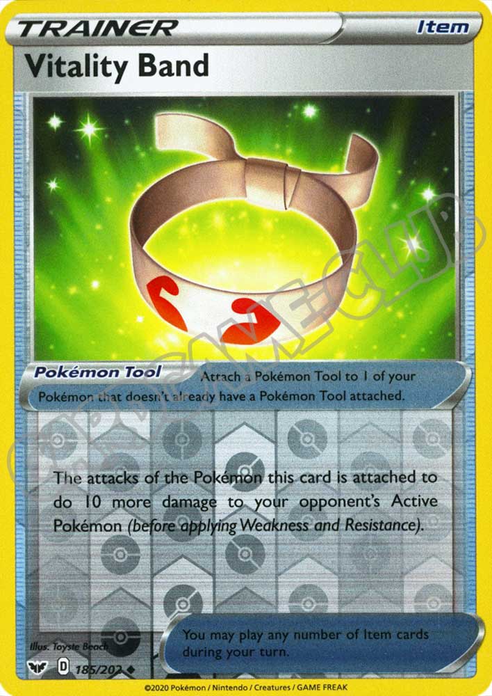 185 / 202 Vitality Band non comune foil reverse (EN) -NEAR MINT-