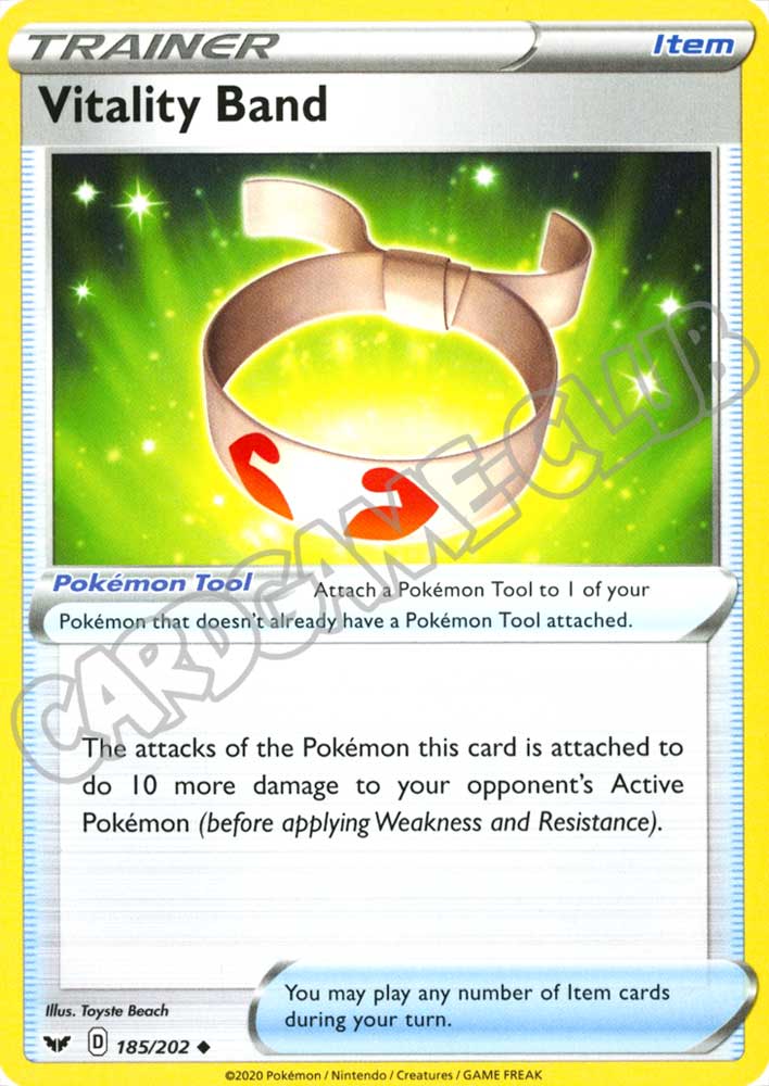 185 / 202 Vitality Band non comune normale (EN) -NEAR MINT-