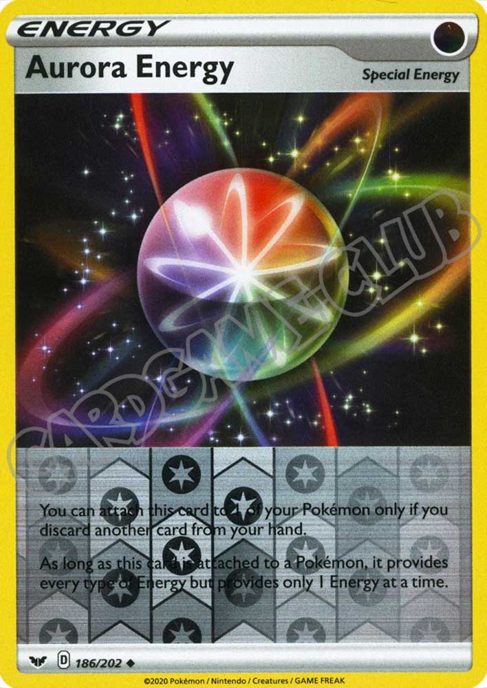186 / 202 Aurora Energy non comune foil reverse (EN) -NEAR MINT-