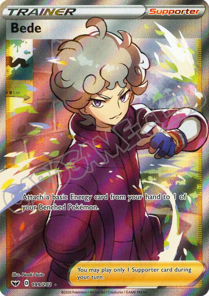 199 / 202 Bede ultra rara foil (EN) -NEAR MINT-
