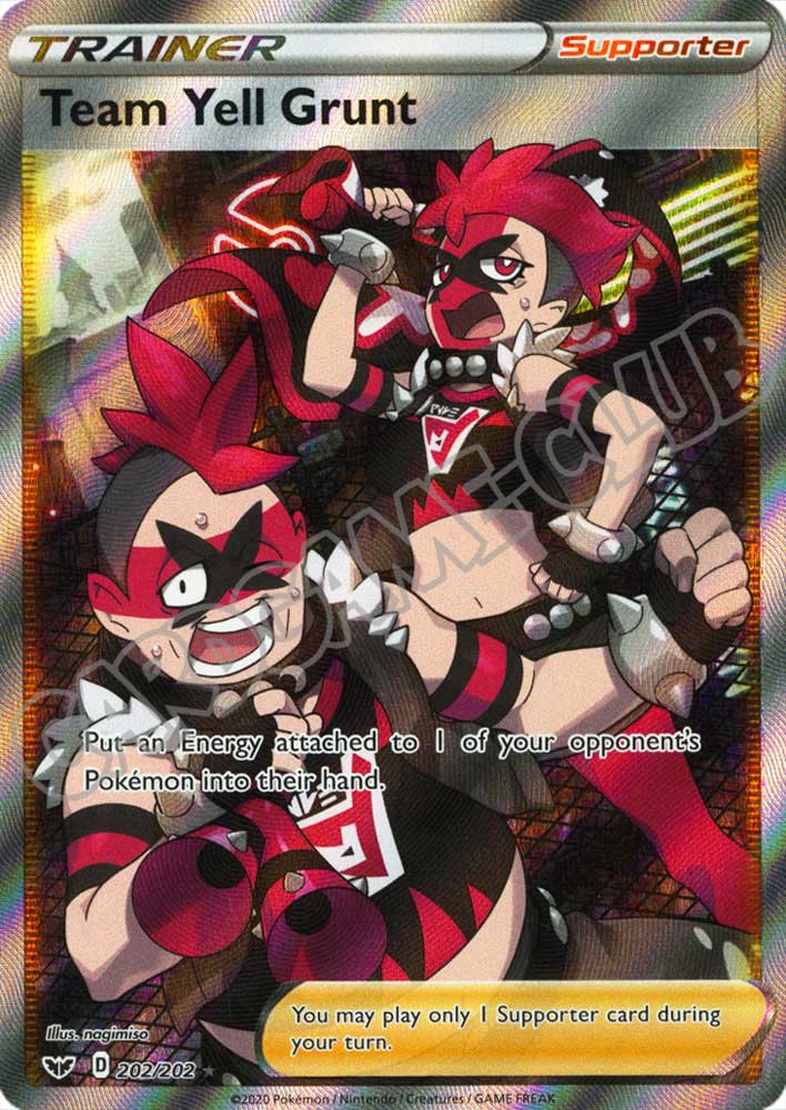 202 / 202 Team Yell Grunt ultra rara foil (EN) -NEAR MINT-