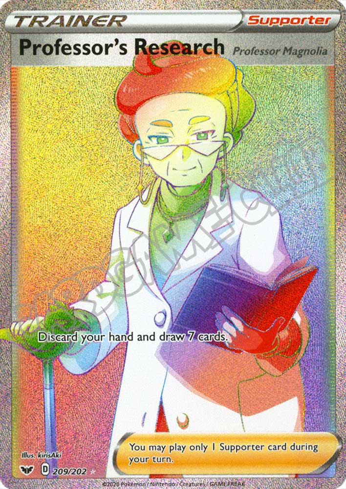 209 / 202 Professor's Research rara segreta foil (EN) -NEAR MINT-