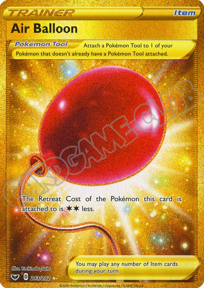 213 / 202 Air Balloon rara segreta foil (EN) -NEAR MINT-