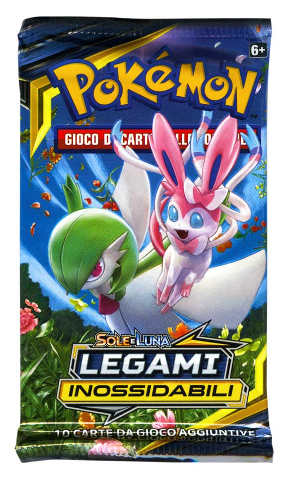 Sole e Luna Legami Inossidabili busta 10 carte Artwork Gardevoir e Sylveon (IT)