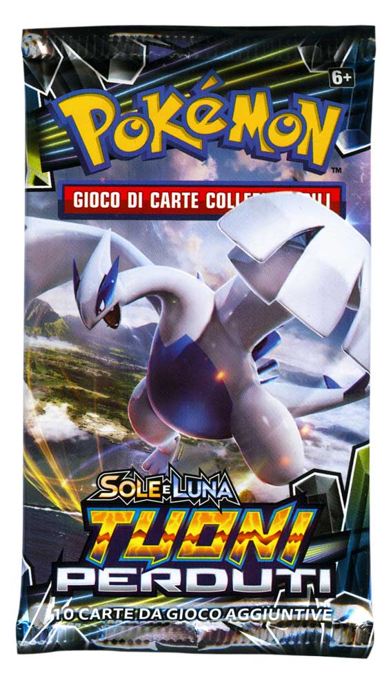Sole e Luna Tuoni Perduti busta 10 carte Artwork Lugia (IT)