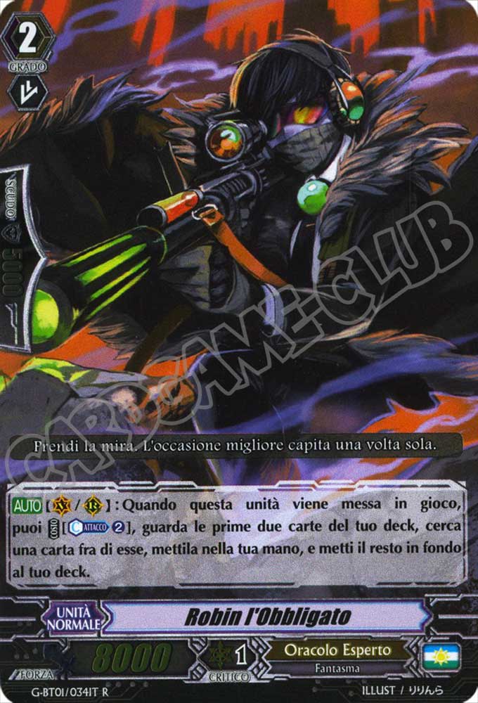 G-BT01-IT034 Robin l'Obbligato rara foil (IT) -NEAR MINT-
