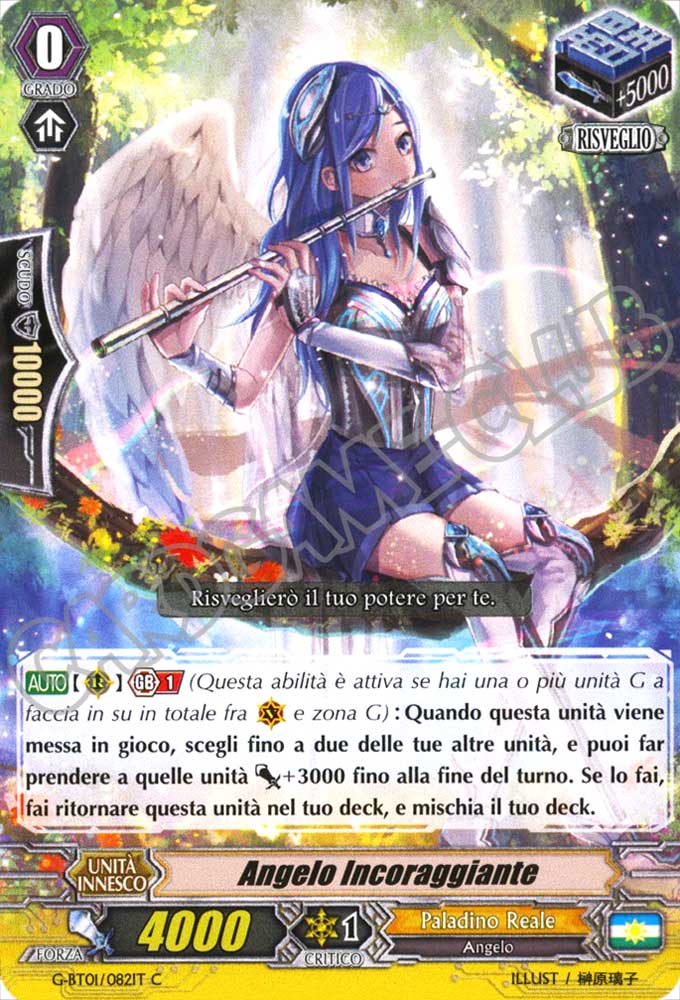 G-BT01-IT082 Angelo Incoraggiante comune normale (IT) -NEAR MINT-