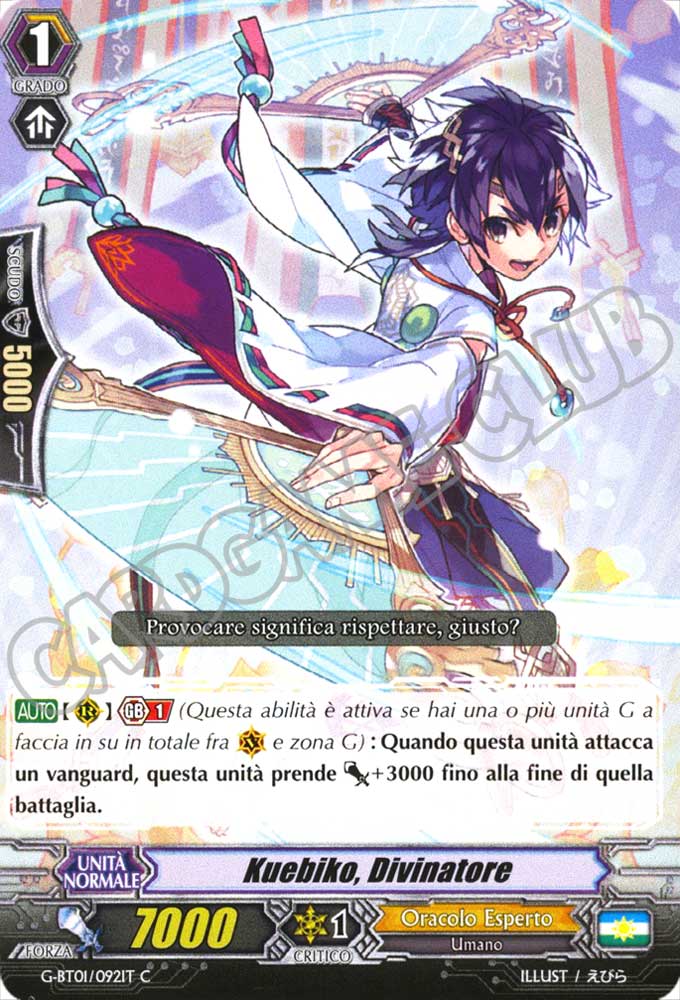 G-BT01-IT092 Kuebiko, Divinatore comune normale (IT) -NEAR MINT-