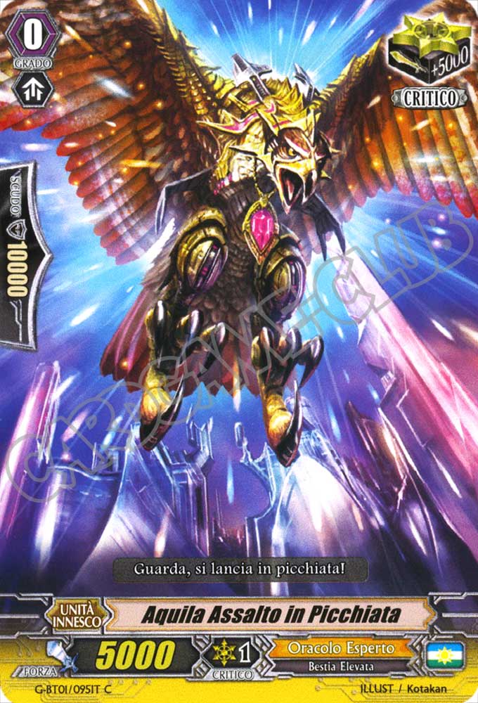 G-BT01-IT095 Aquila Assalto in Picchiata comune normale (IT) -NEAR MINT-
