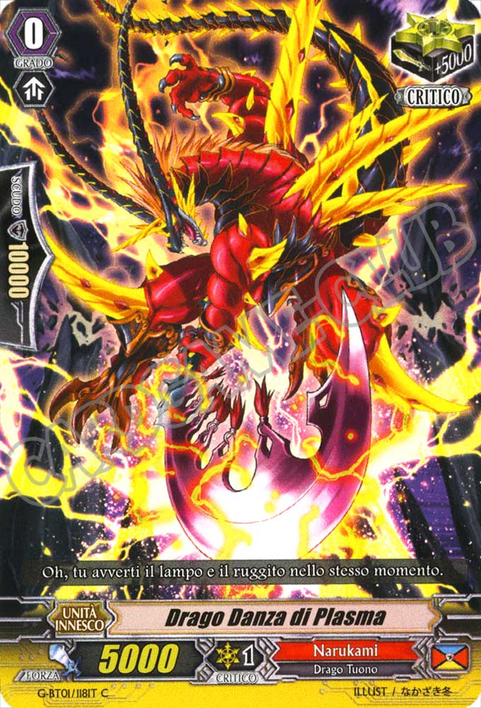 G-BT01-IT118 Drago Danza di Plasma comune normale (IT) -NEAR MINT-