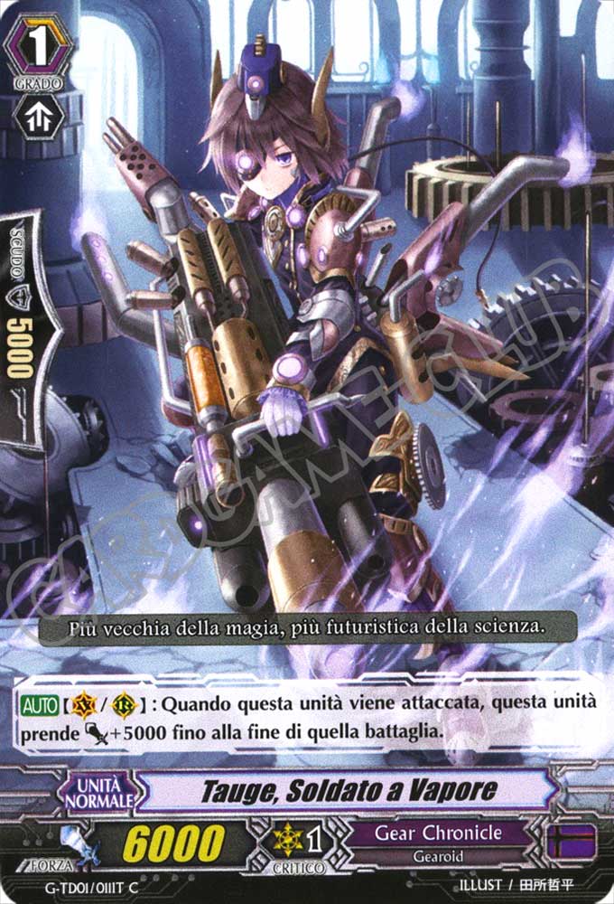 G-TD01-IT011 Tauge, Soldato a Vapore comune normale (IT) -NEAR MINT-