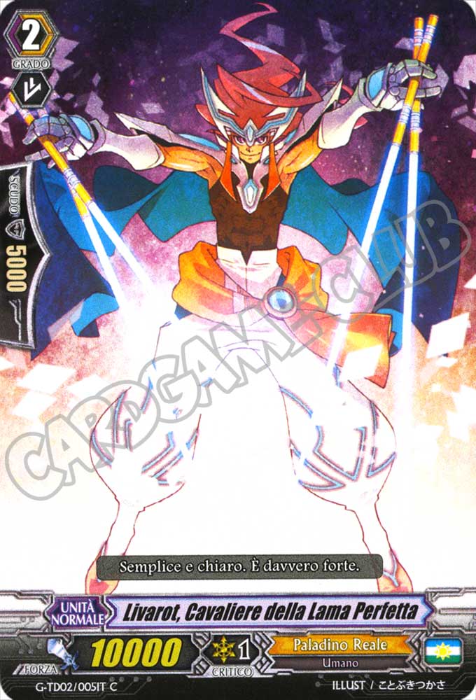 G-TD02-IT005 Livarot, Cavaliere della Lama Perfetta comune normale (IT) -NEAR MINT-