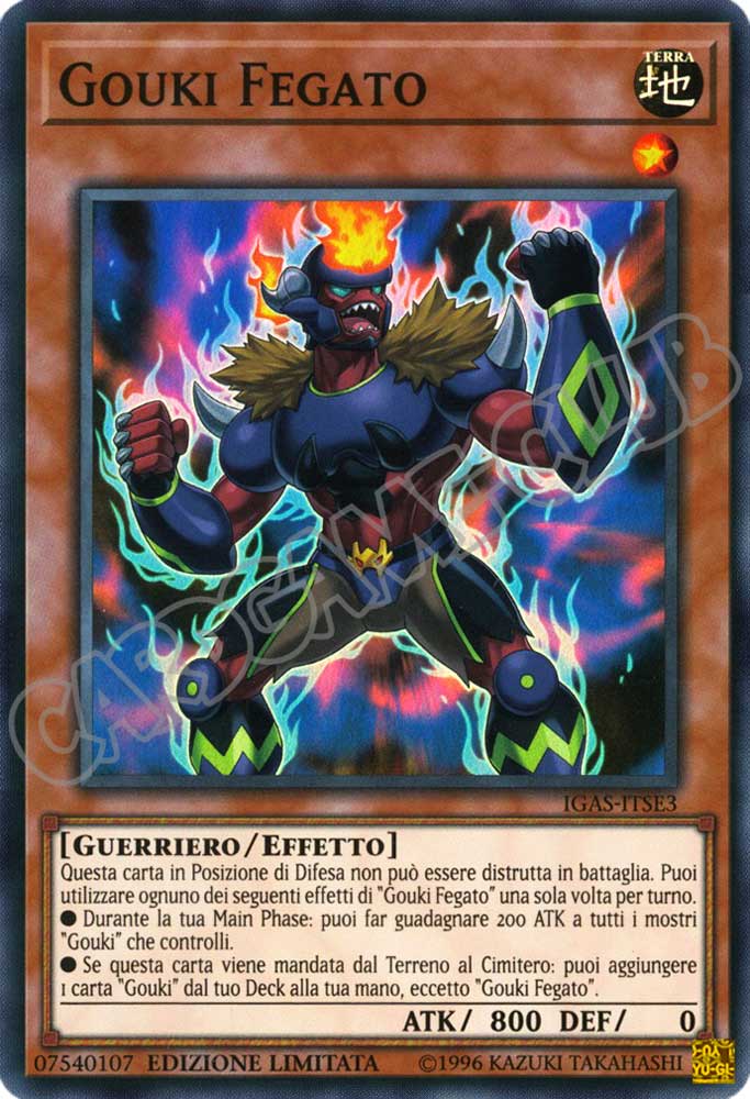 IGAS-ITSE3 Gouki Fegato super rara Edizione Limitata (IT) -NEAR MINT-