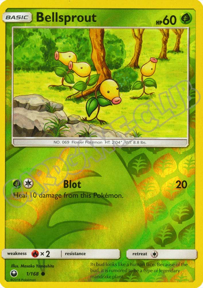 001 / 168 Bellsprout comune foil reverse (EN) -NEAR MINT-
