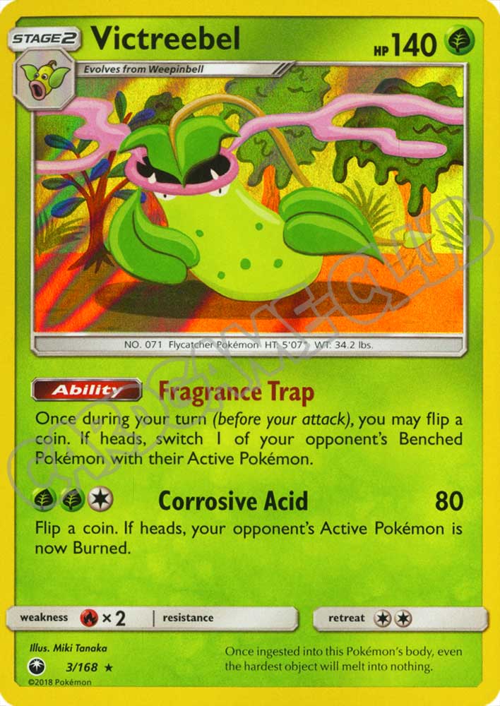003 / 168 Victreebel rara foil (EN) -NEAR MINT-