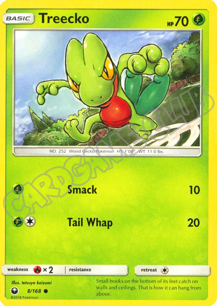 008 / 168 Treecko comune normale (EN) -NEAR MINT-