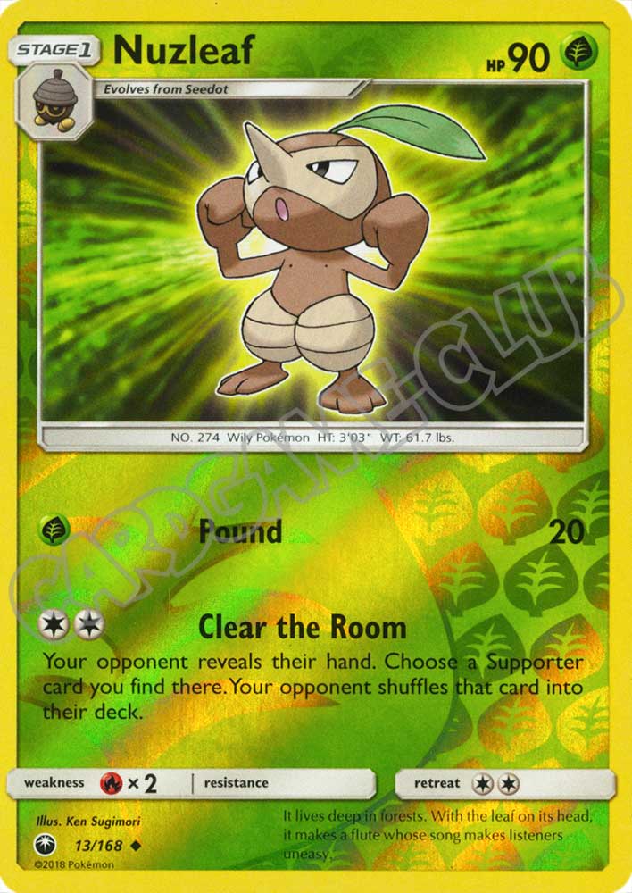 013 / 168 Nuzleaf non comune foil reverse (EN) -NEAR MINT-