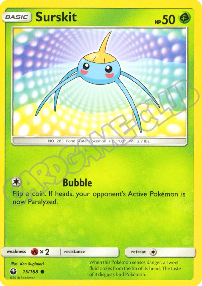 015 / 168 Surskit comune normale (EN) -NEAR MINT-