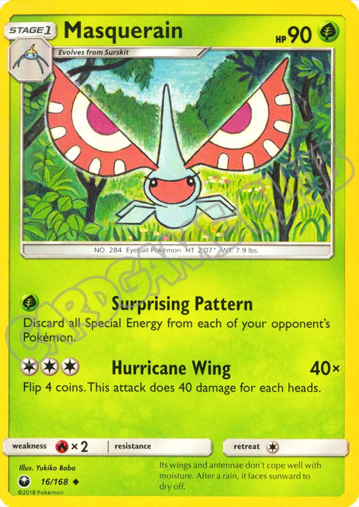 016 / 168 Masquerain non comune normale (EN) -NEAR MINT-