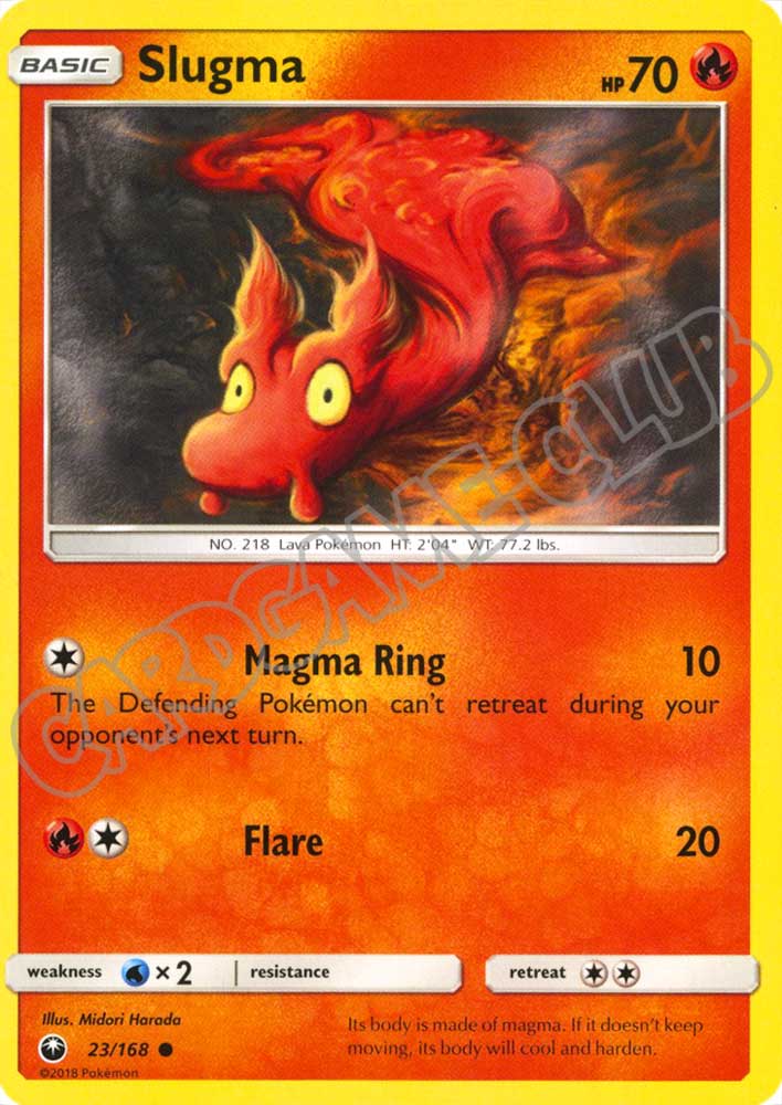 023 / 168 Slugma comune normale (EN) -NEAR MINT-