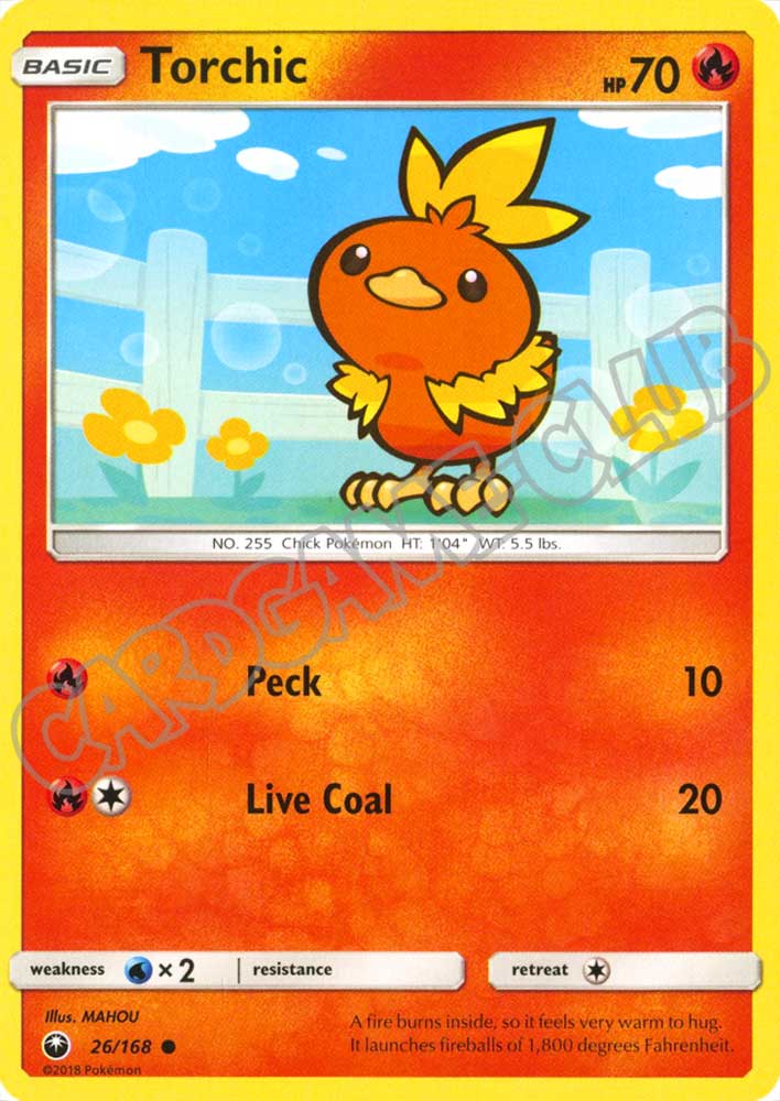 026 / 168 Torchic comune normale (EN) -NEAR MINT-