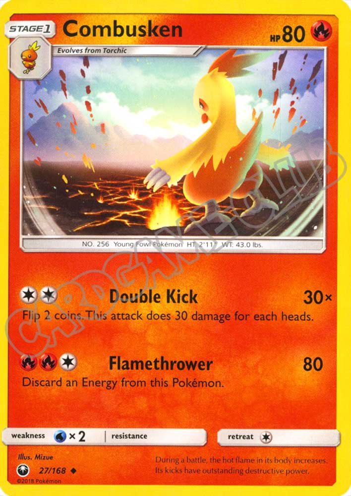 027 / 168 Combusken non comune normale (EN) -NEAR MINT-