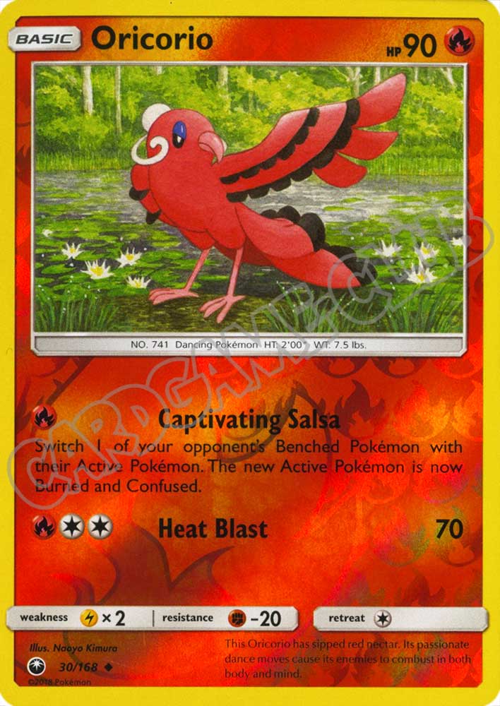 030 / 168 Oricorio non comune foil reverse (EN) -NEAR MINT-