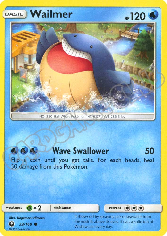 039 / 168 Wailmer comune normale (EN) -NEAR MINT-