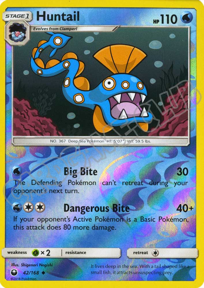 042 / 168 Huntail non comune foil reverse (EN) -NEAR MINT-