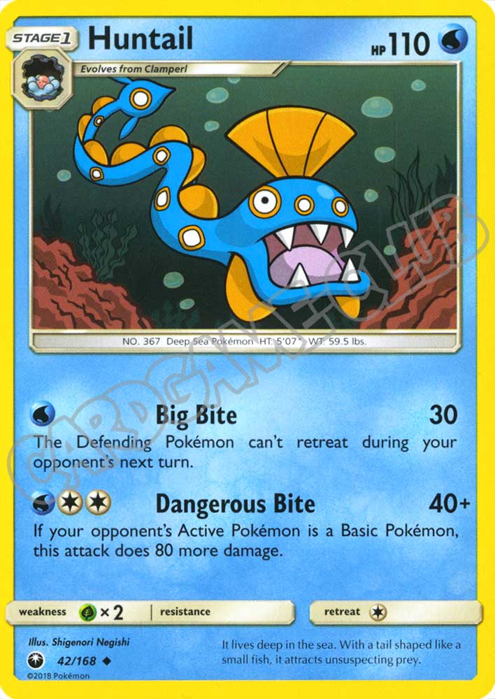 042 / 168 Huntail non comune normale (EN) -NEAR MINT-