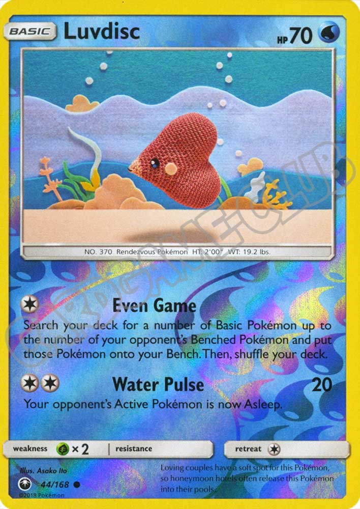 044 / 168 Luvdisc comune foil reverse (EN) -NEAR MINT-