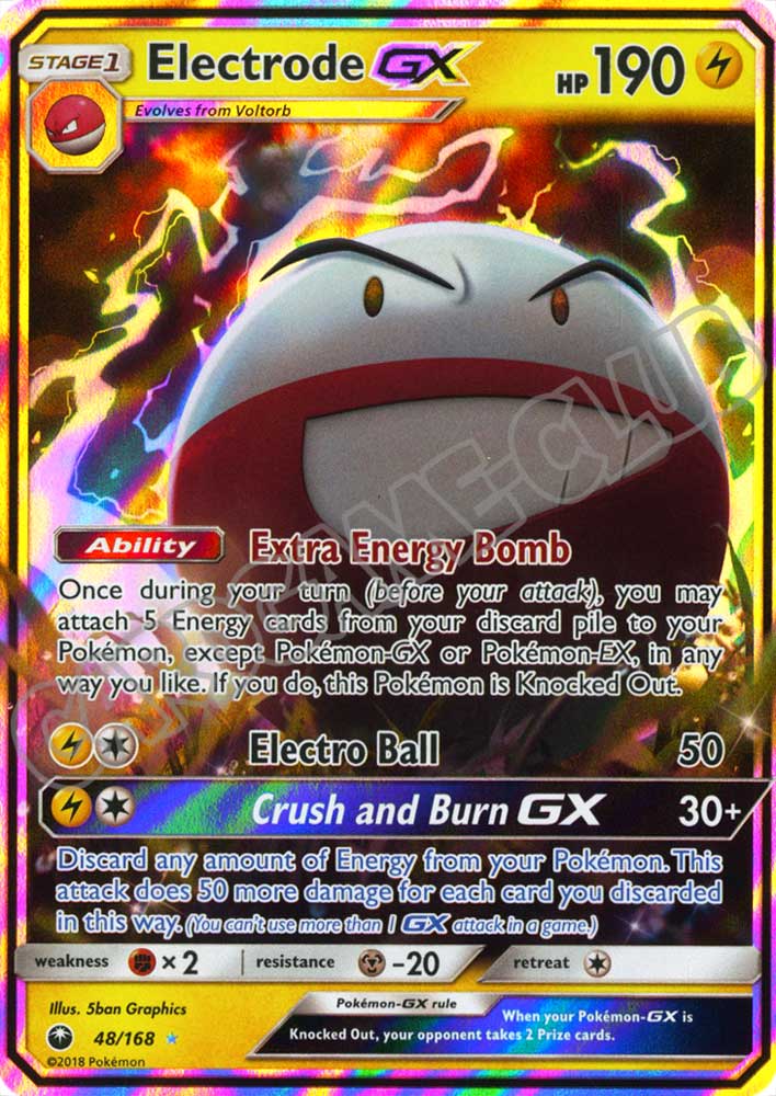 048 / 168 Electrode GX rara GX foil (EN) -NEAR MINT-