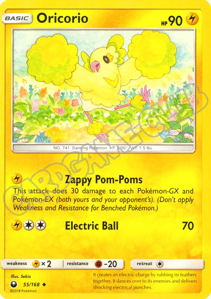 055 / 168 Oricorio non comune normale (EN) -NEAR MINT-