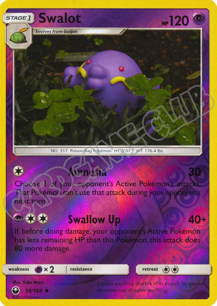 058 / 168 Swalot non comune foil reverse (EN) -NEAR MINT-
