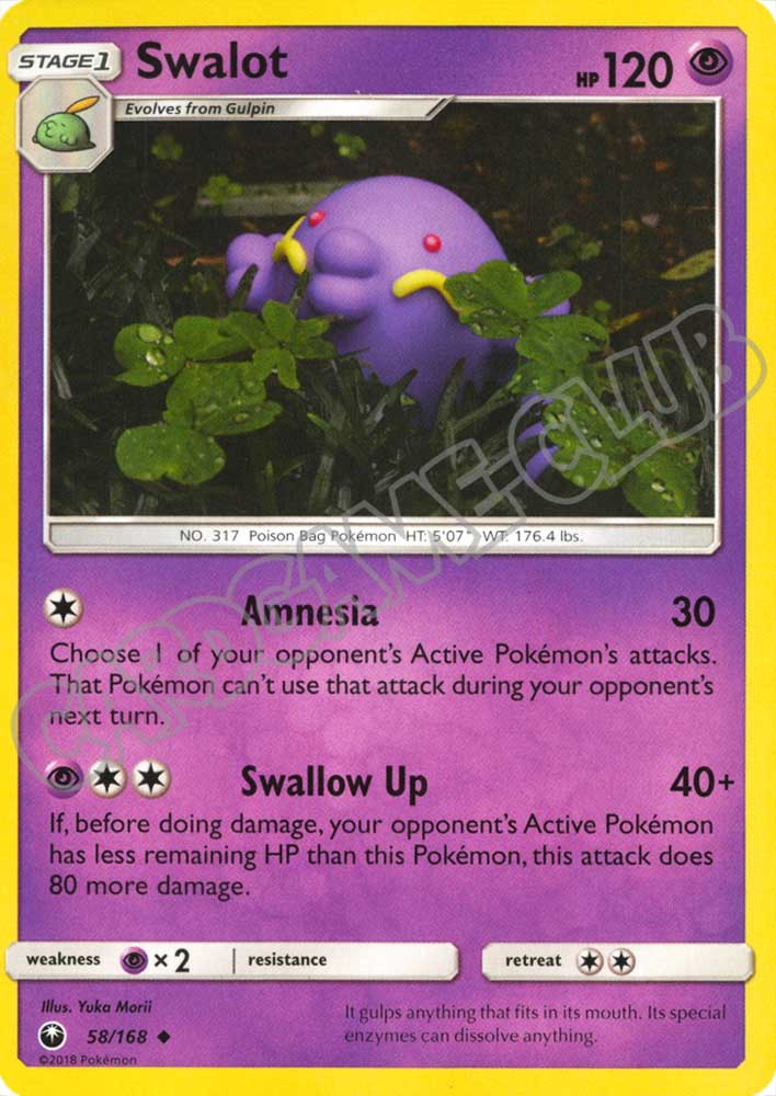 058 / 168 Swalot non comune normale (EN) -NEAR MINT-