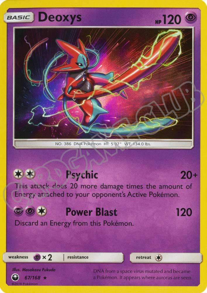 067 / 168 Deoxys rara foil (EN) -NEAR MINT-