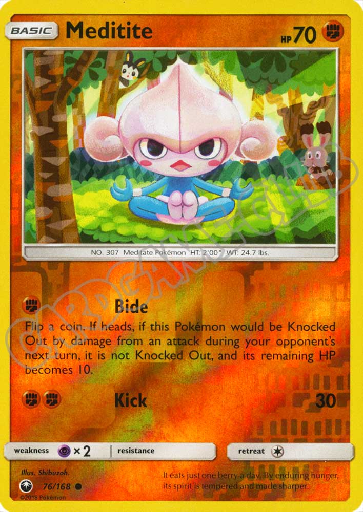 076 / 168 Meditite comune foil reverse (EN) -NEAR MINT-