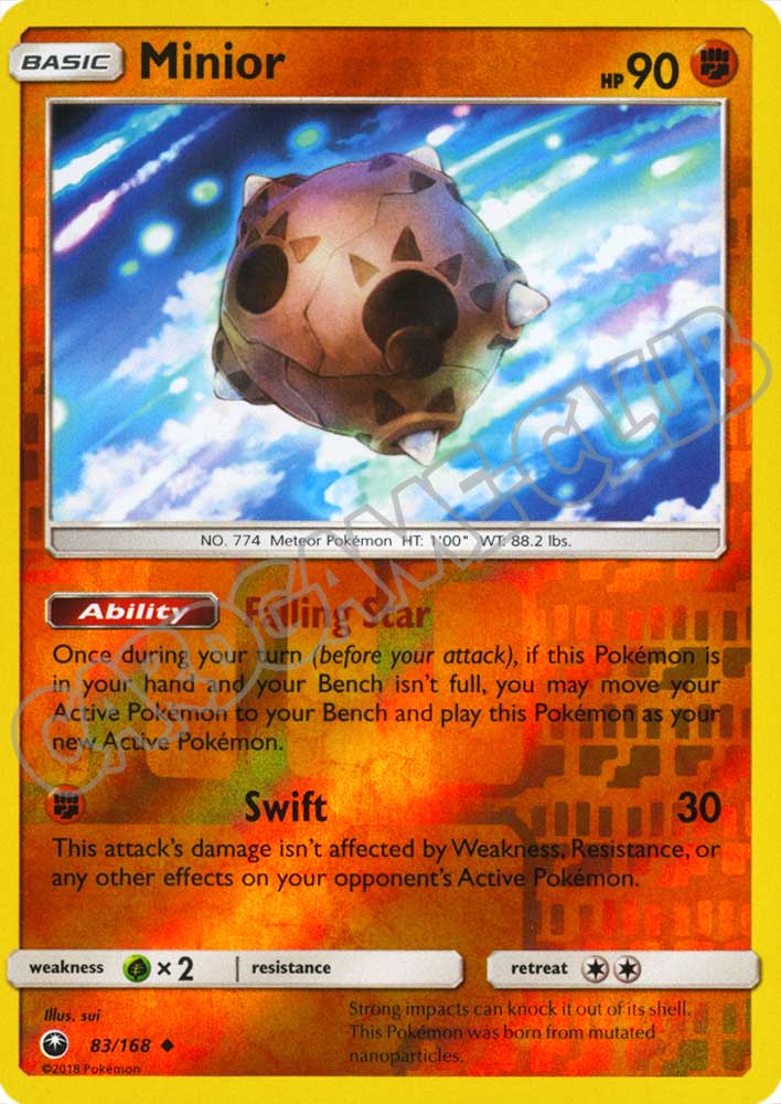 083 / 168 Minior non comune foil reverse (EN) -NEAR MINT-