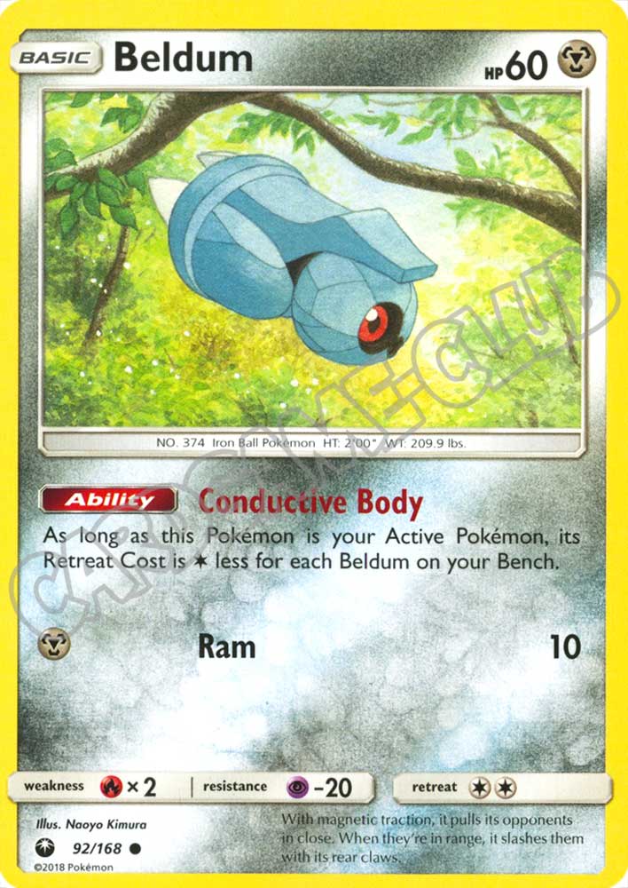 092 / 168 Beldum comune normale (EN) -NEAR MINT-