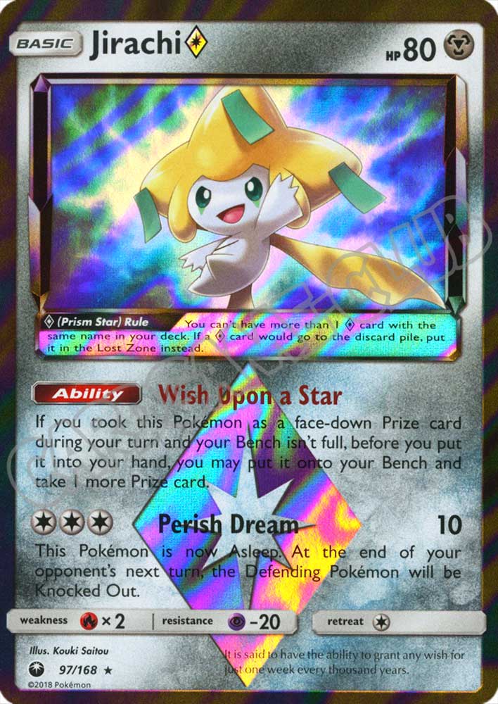 097 / 168 Jirachi Prisma rara prisma foil (EN) -NEAR MINT-