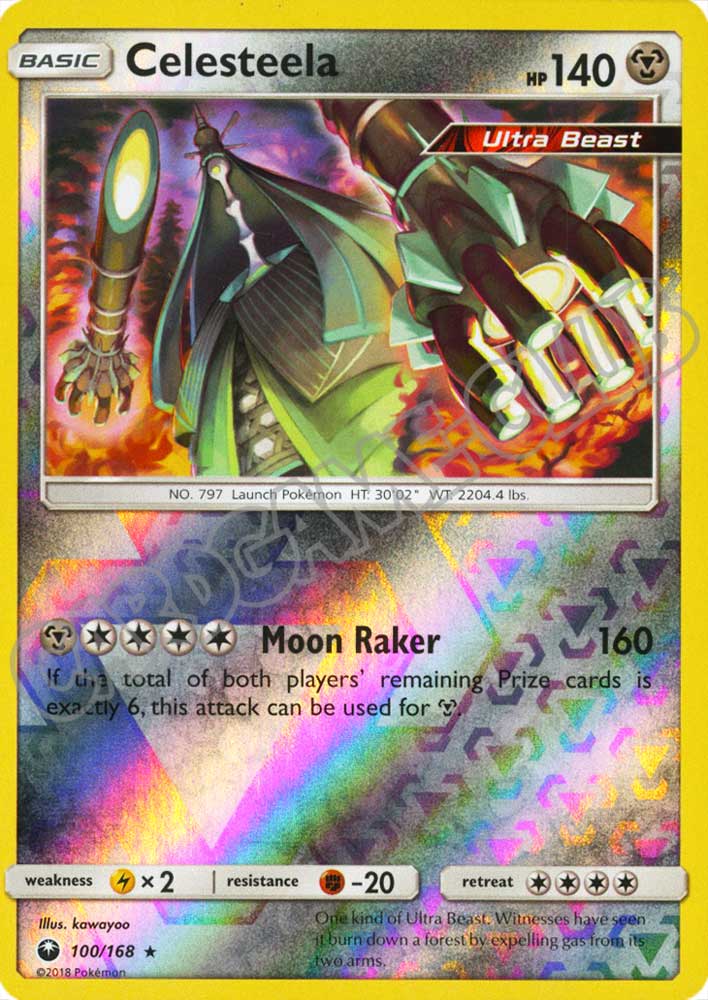 100 / 168 Celesteela rara foil reverse (EN) -NEAR MINT-