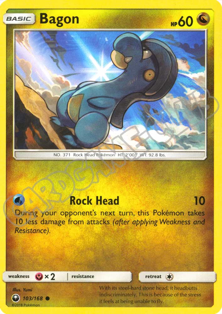 103 / 168 Bagon comune normale (EN) -NEAR MINT-