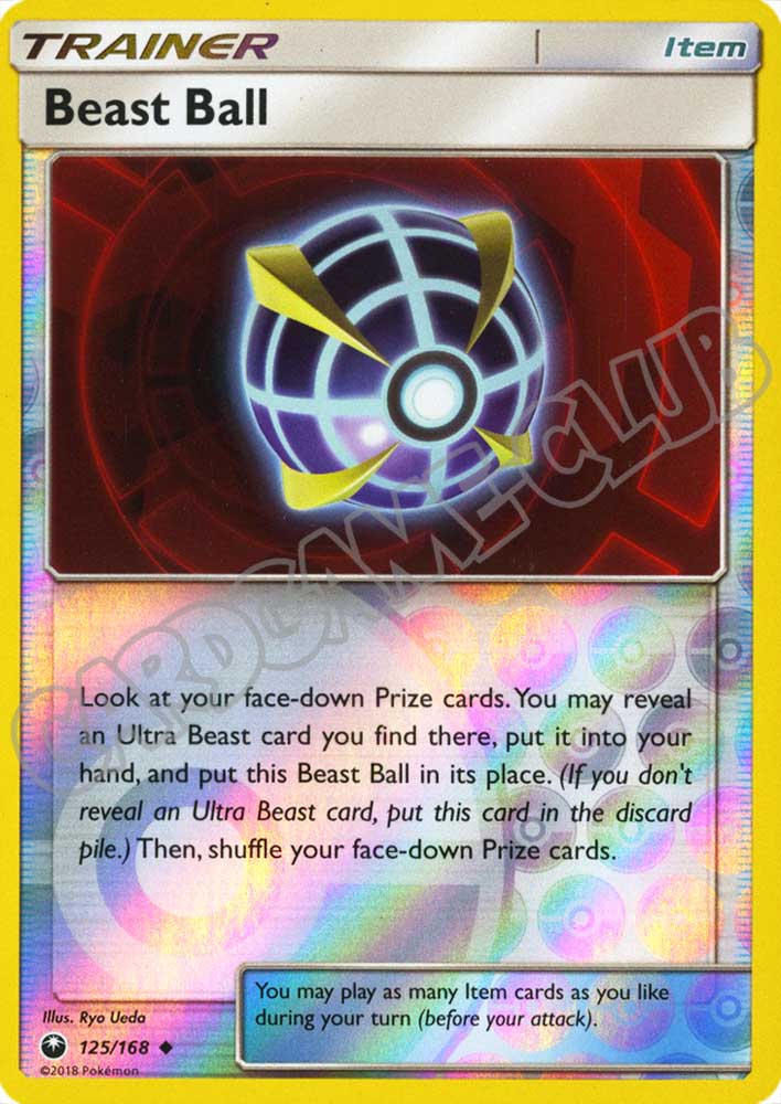 125 / 168 Beast Ball non comune foil reverse (EN) -NEAR MINT-