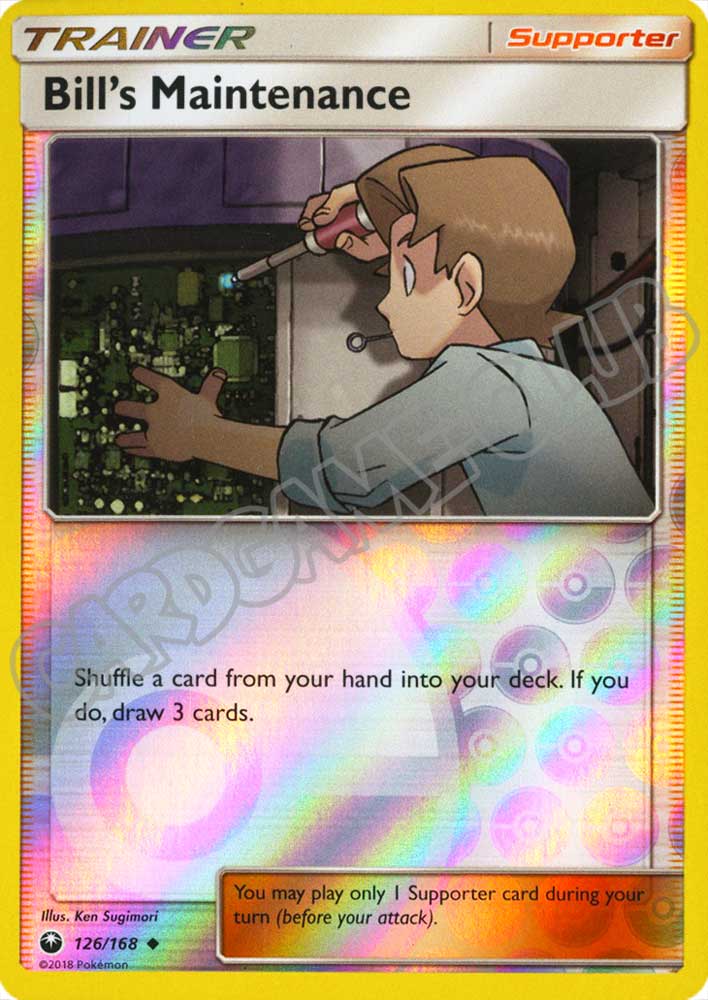 126 / 168 Bill's Maintenance non comune foil reverse (EN) -NEAR MINT-