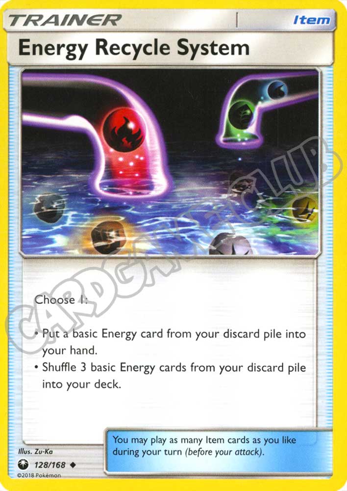 128 / 168 Energy Recycle System non comune normale (EN) -NEAR MINT-